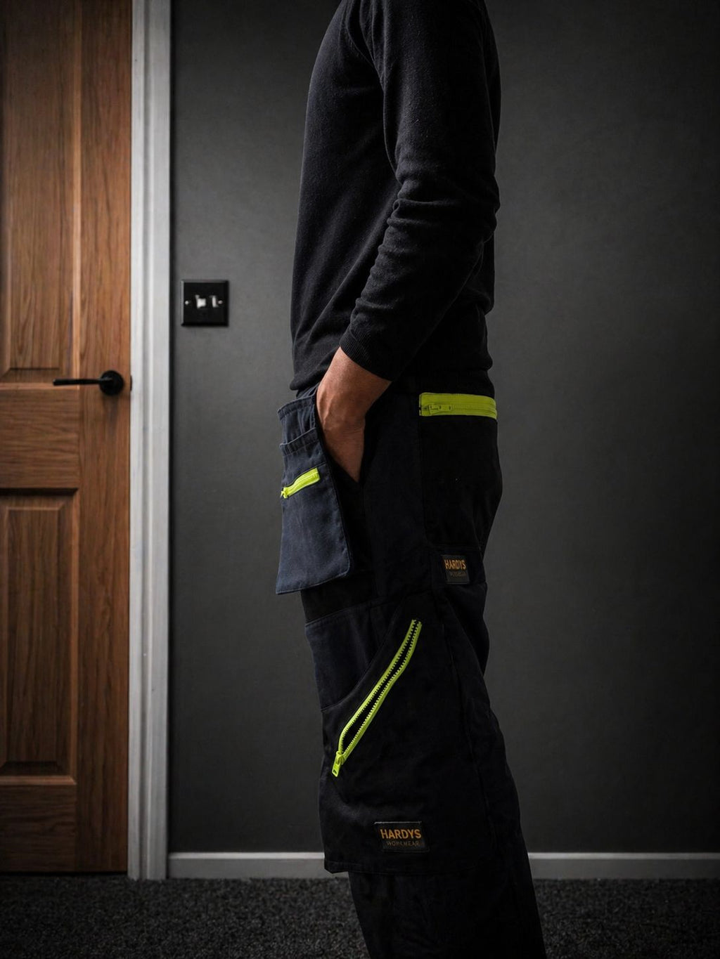 HARDYS 2-in-1 Stretch Workwear Trousers – Zip-Off to Shorts