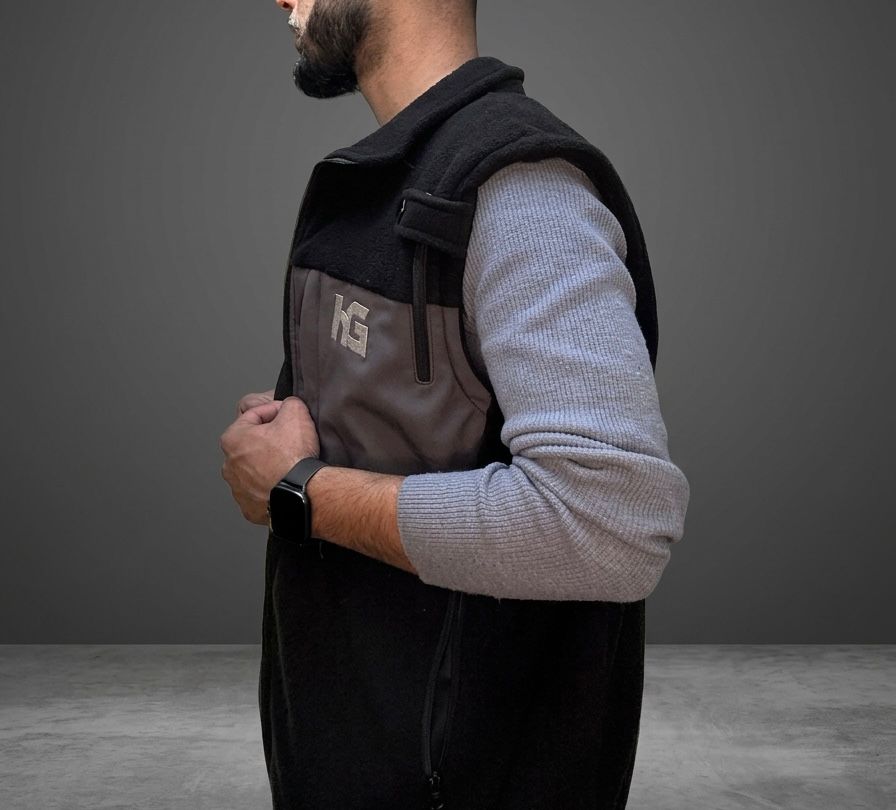 HARDYS 2-in-1 Polar Fleece Work Jacket – Zip-Off Sleeves to Gilet