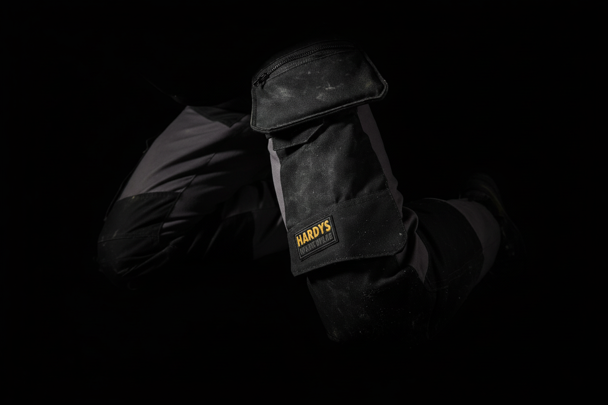 HARDYS workwear pants with label